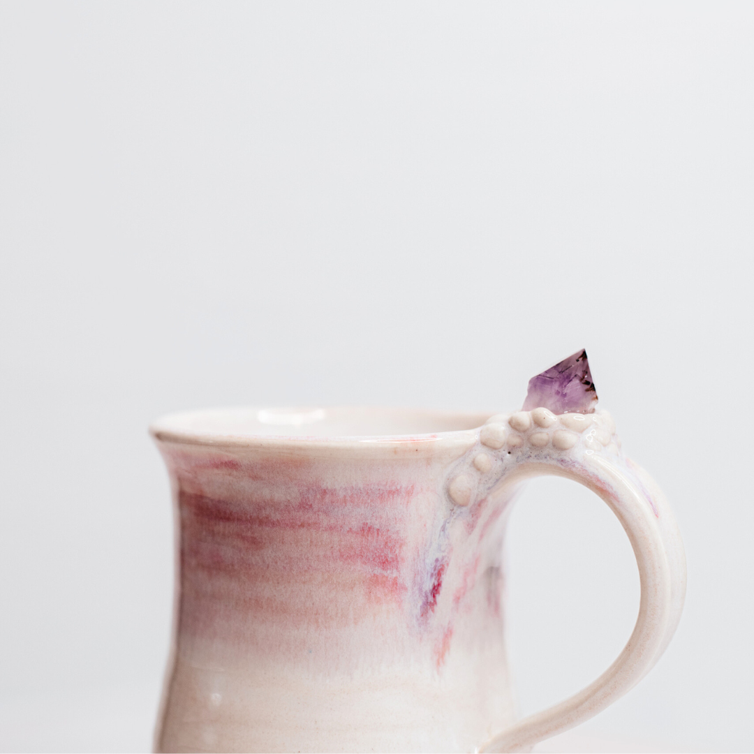 Handmade Amethyst Crystal Mug