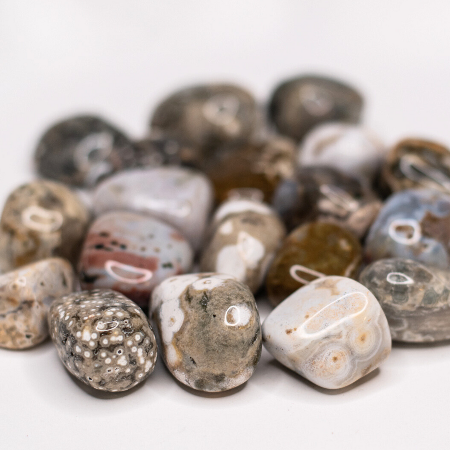 Ocean Jasper Tumbled Stone