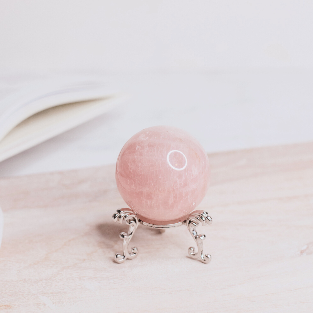 Rose Quartz Sphere | 5cm Diameter