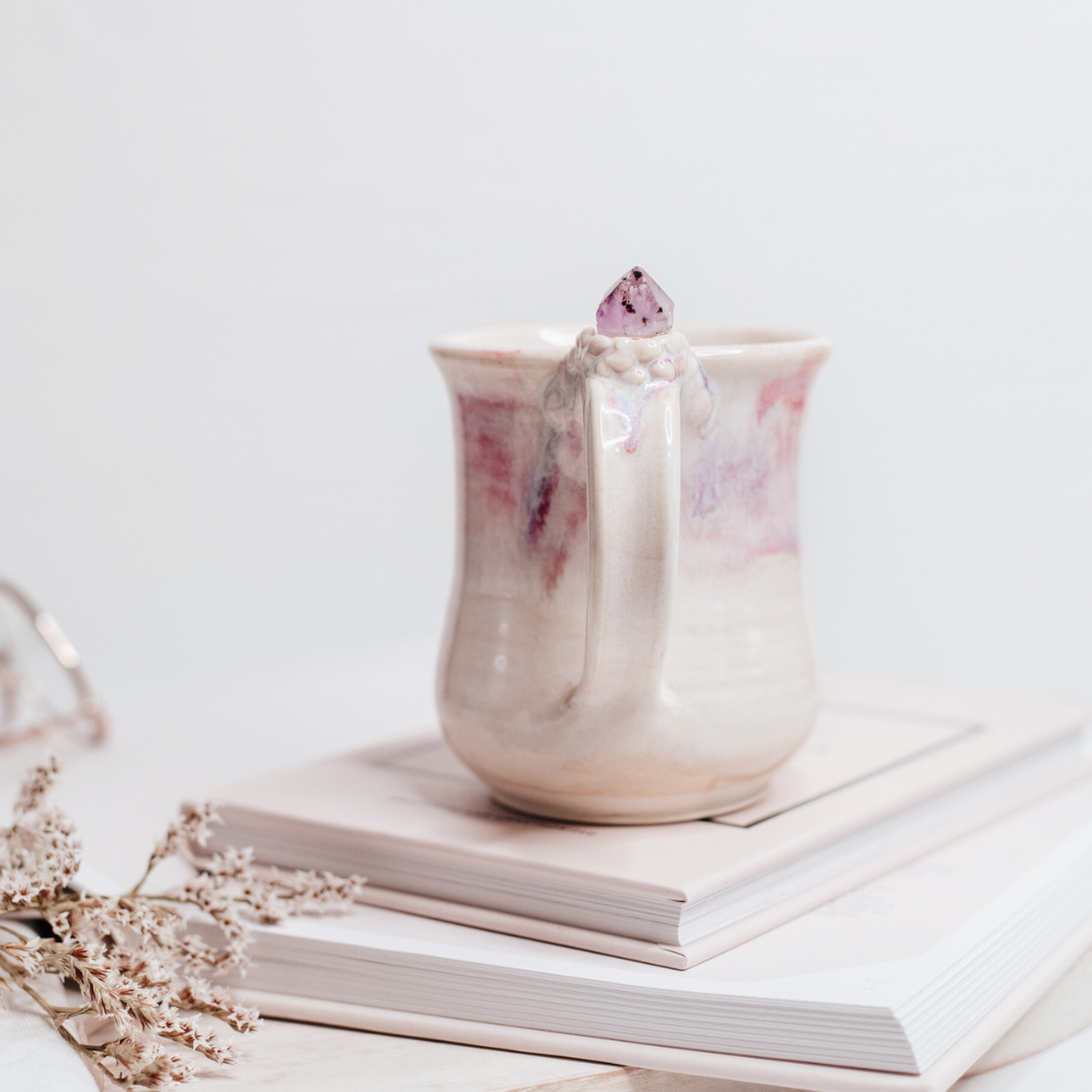 Handmade Amethyst Crystal Mug