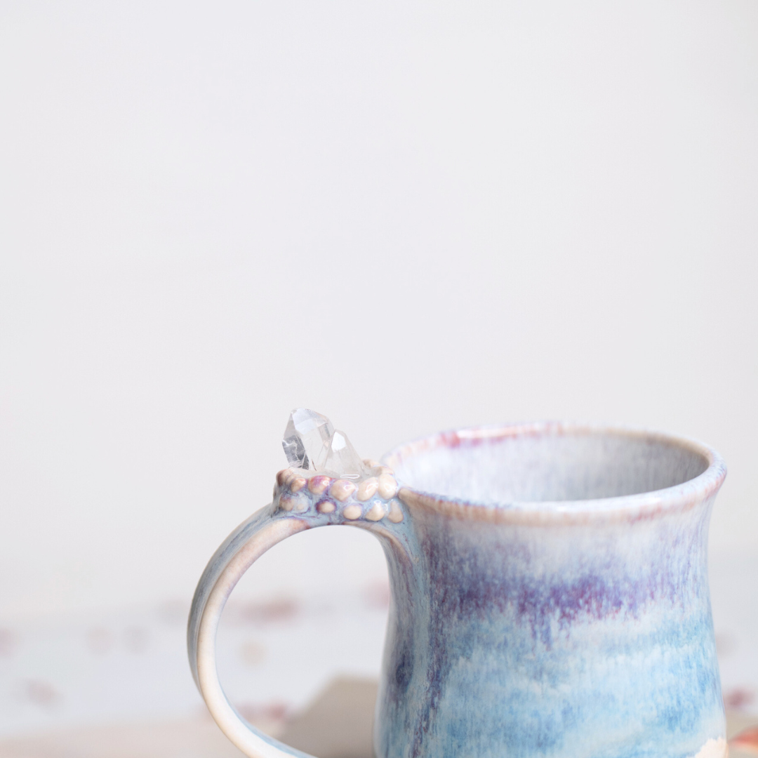 Clear Quartz Crystal Mug