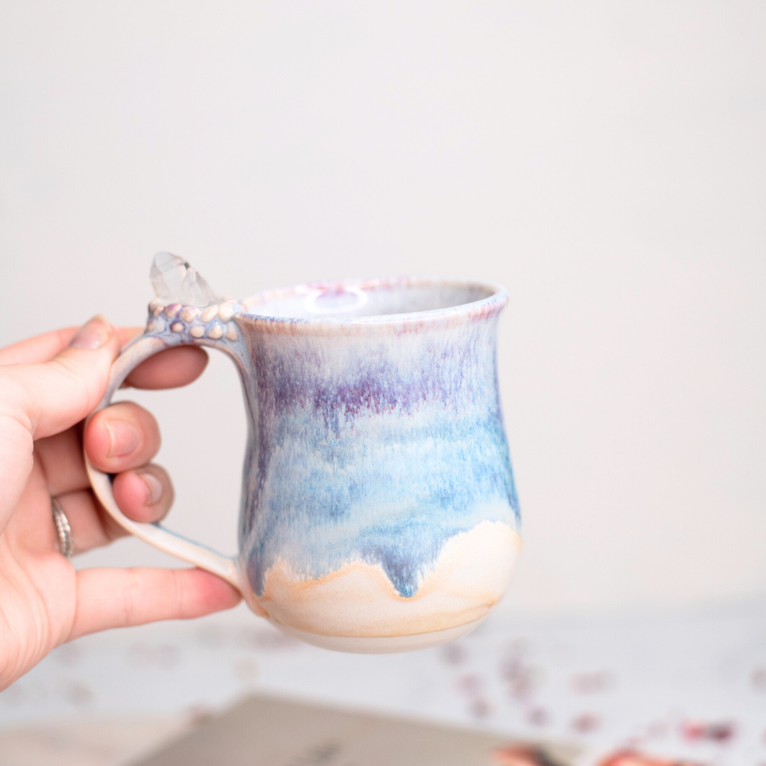 Clear Quartz Crystal Mug