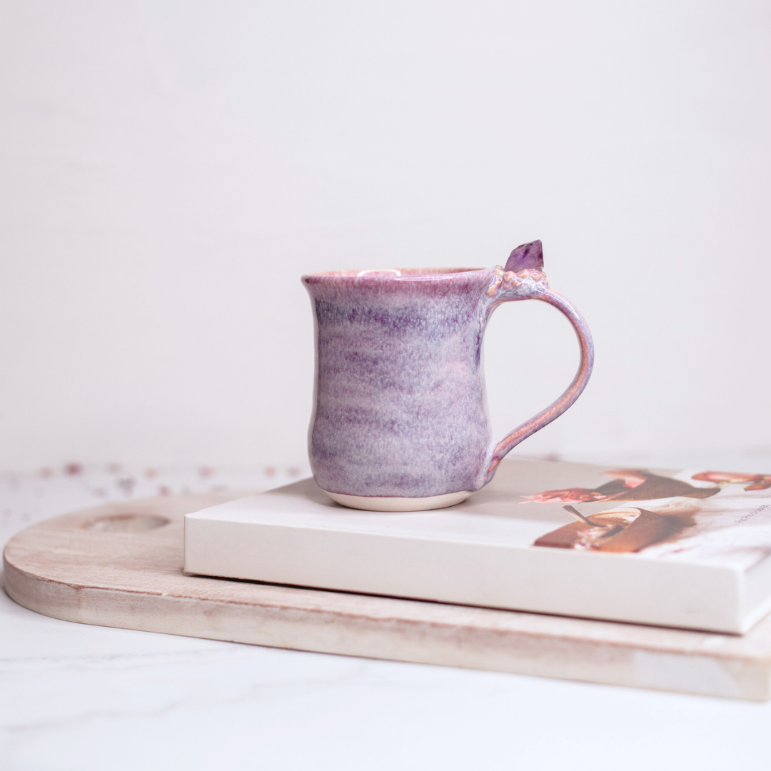 Amethyst Infused Crystal Mug