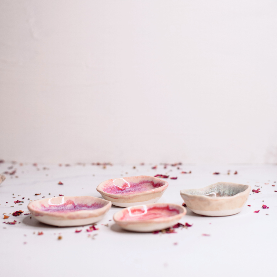 Pastel Handmade Pottery Dishes