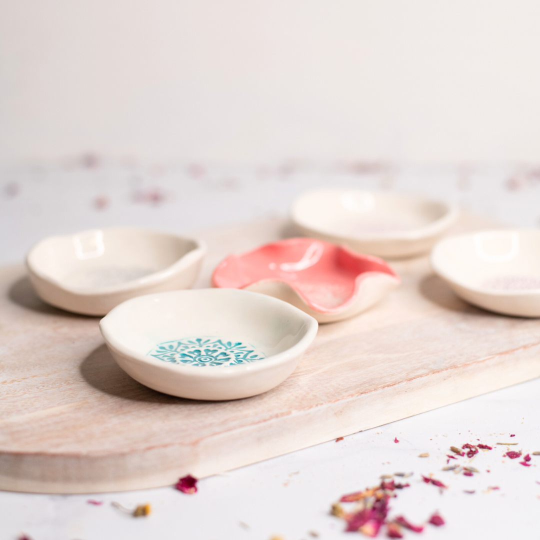 Handmade Mandala Ring Dishes