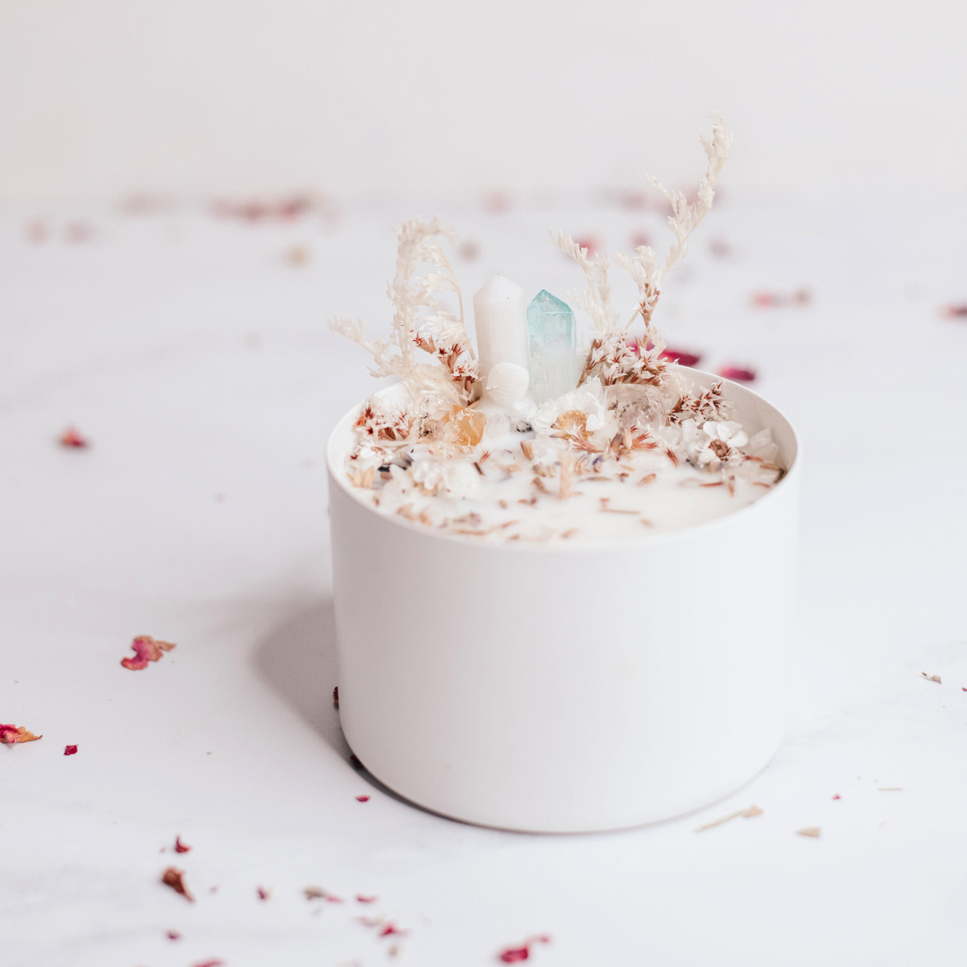 The Goddess | Custom Crystal Infused Candles | E