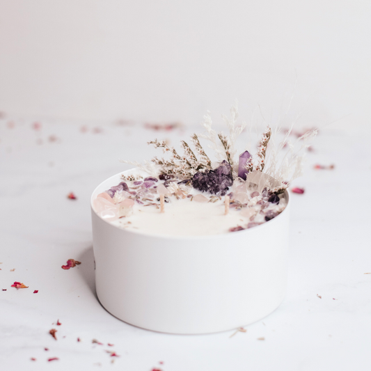 The Goddess | Custom Crystal Infused Candles | A