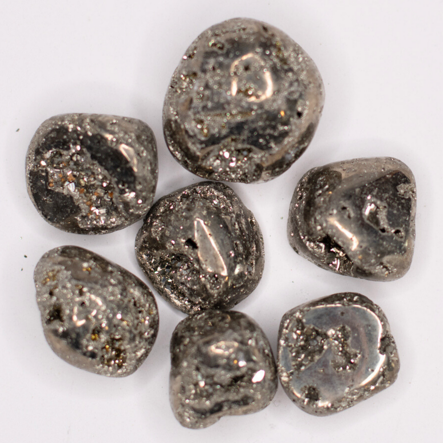 Pyrite Rough Tumbled Stones