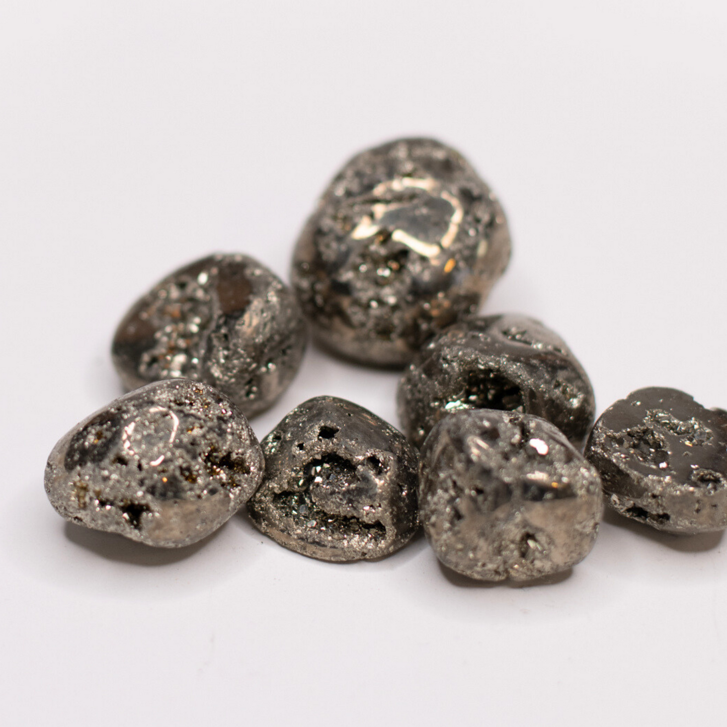 Pyrite Rough Tumbled Stones