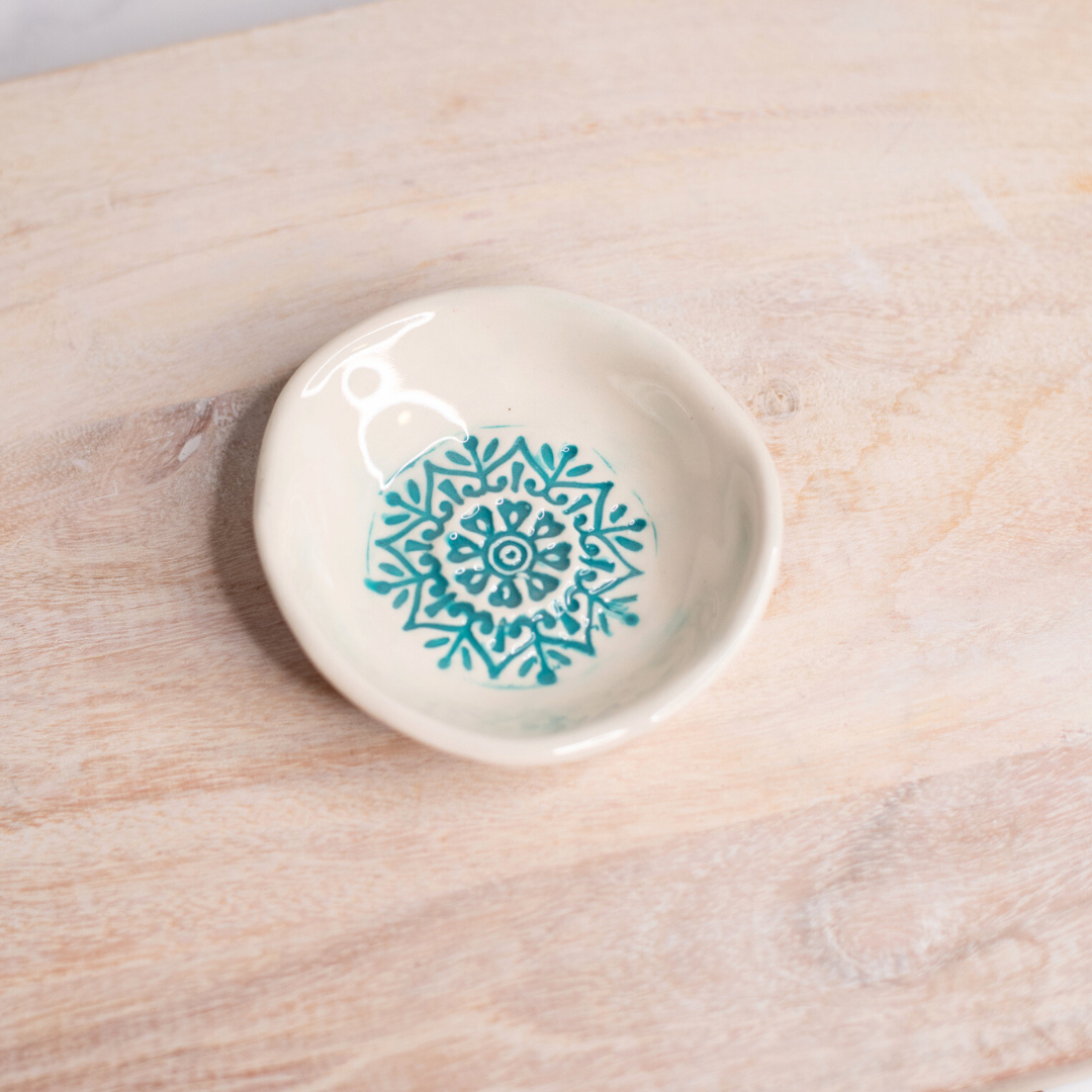 Handmade Mandala Ring Dishes