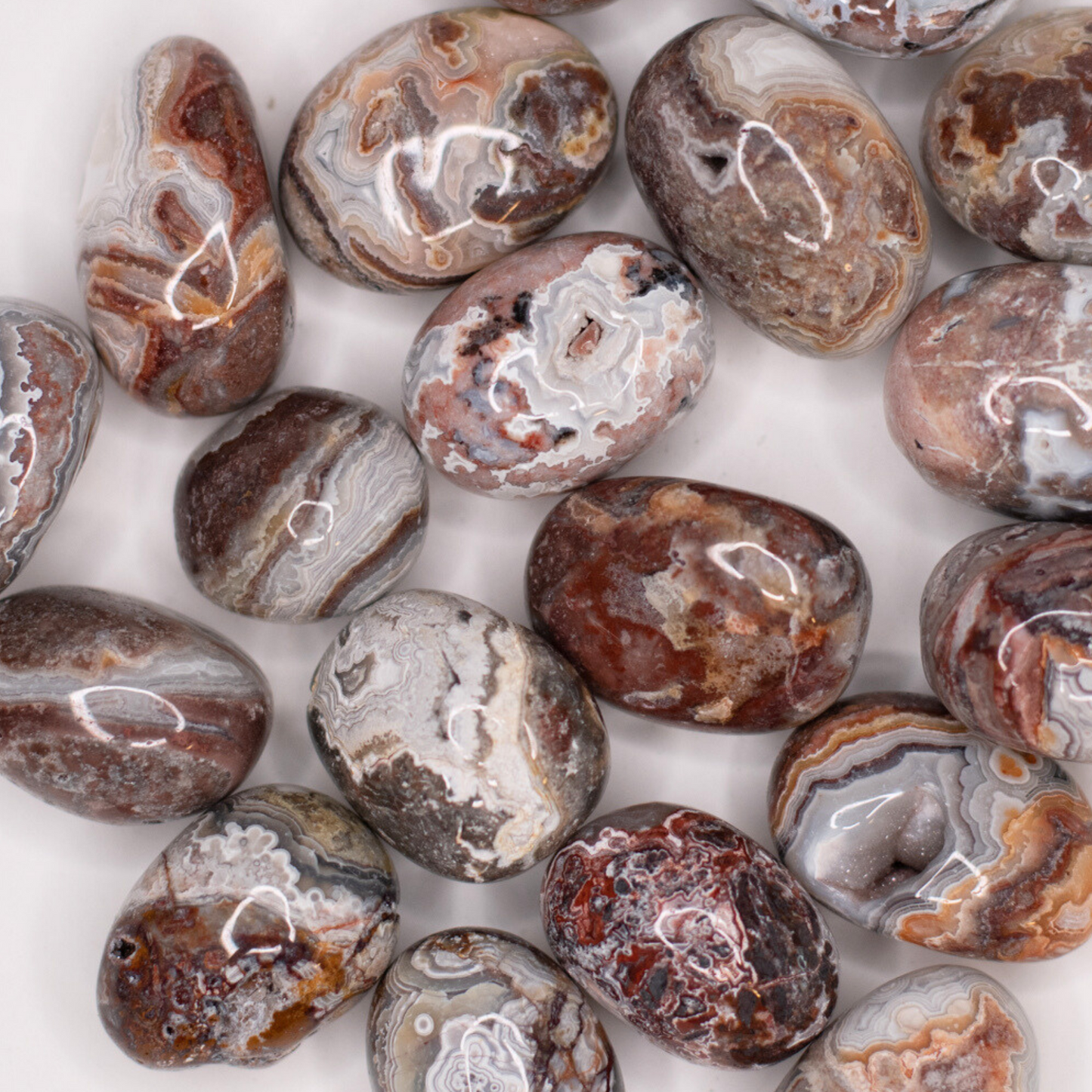 Mexican Agate Tumbled