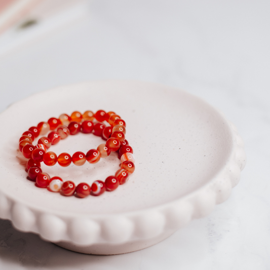 Banded Carnelian Bracelet