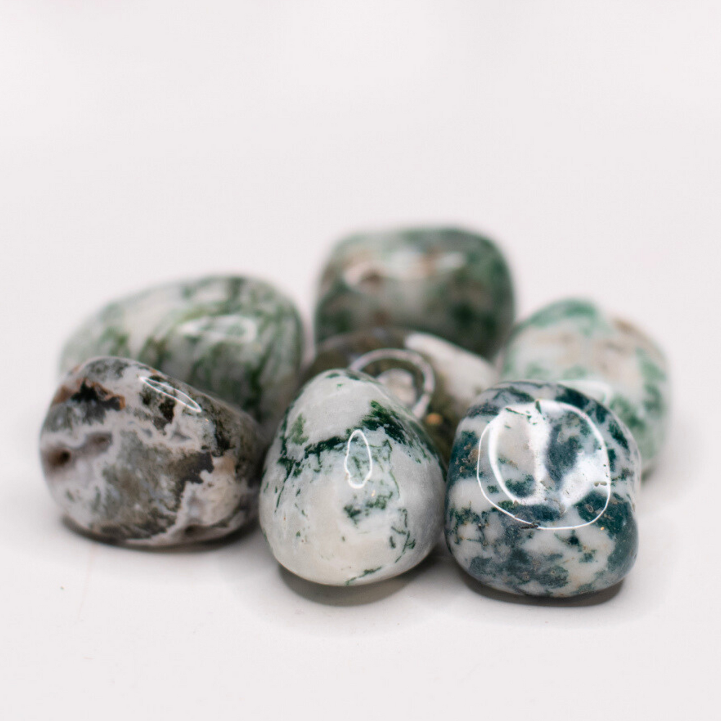 Moss Agate Tumble Stone