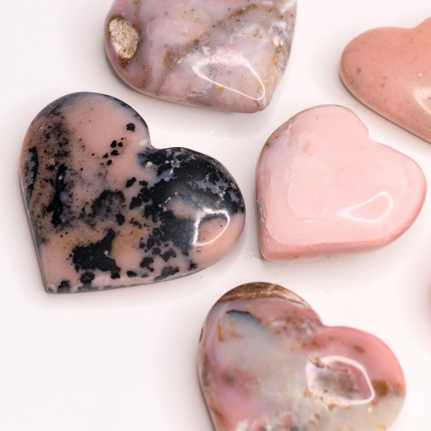 Pink Opal Heart