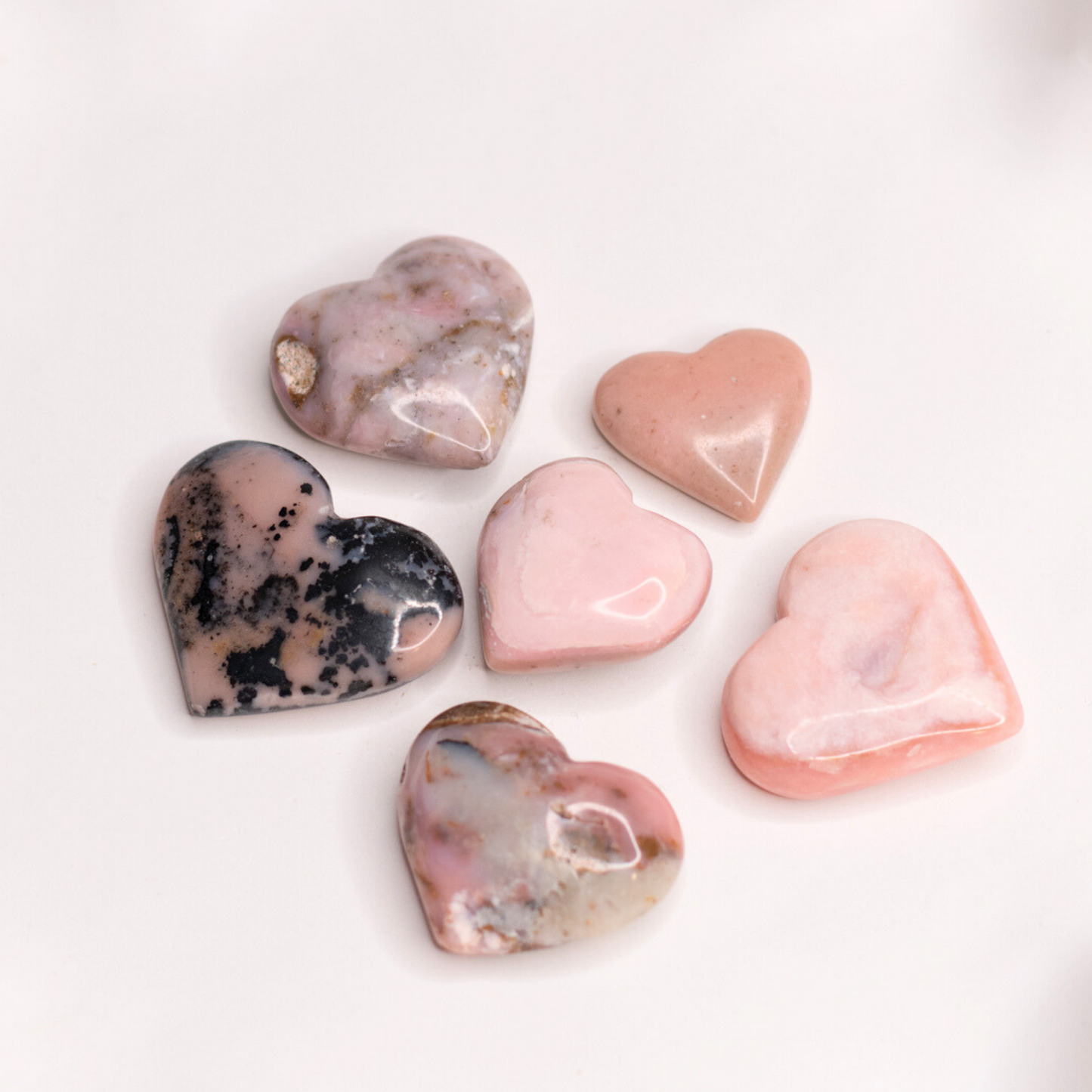 Pink Opal Heart