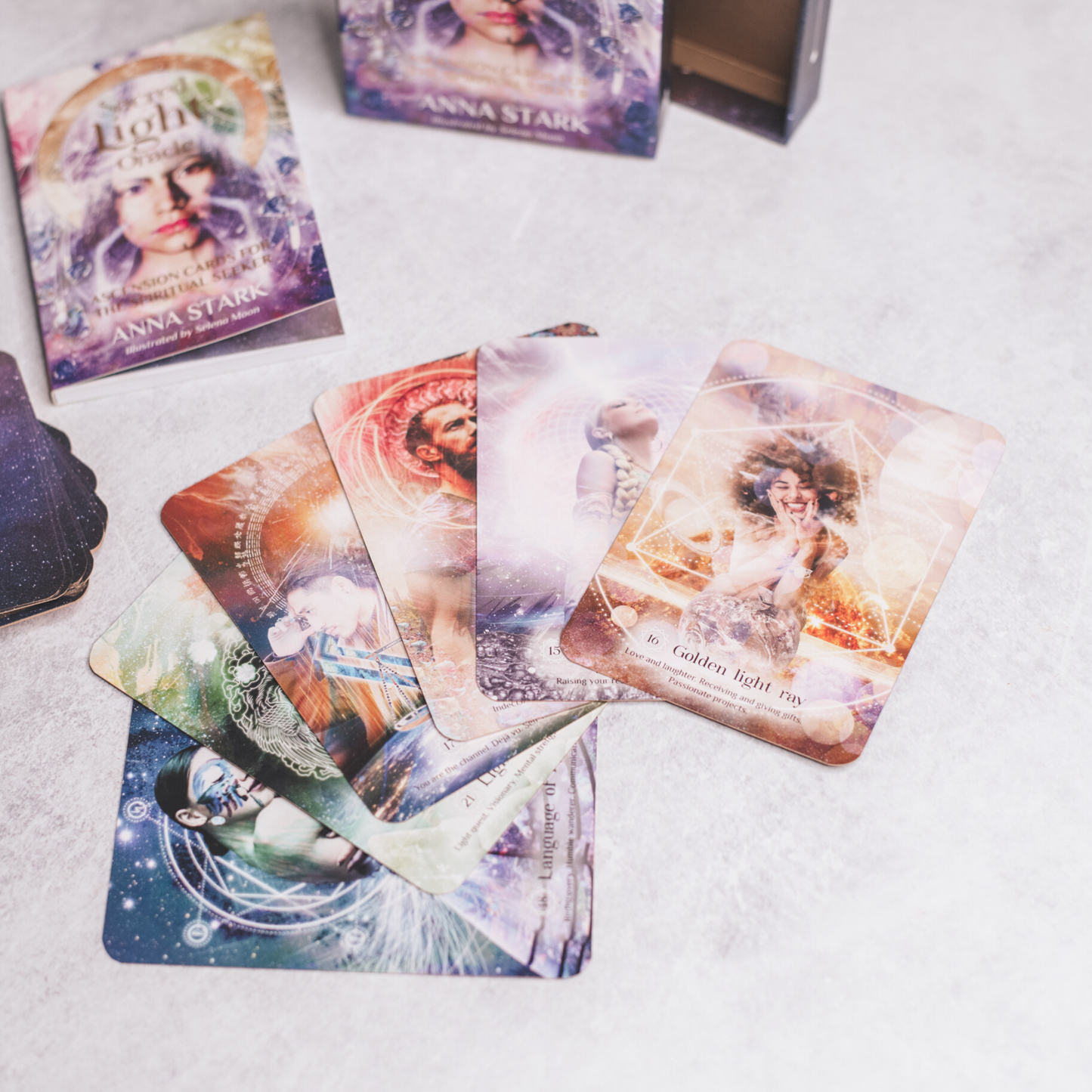 Sacred Light Oracle | Ascension cards for the spiritual seeker | by Anna Stark