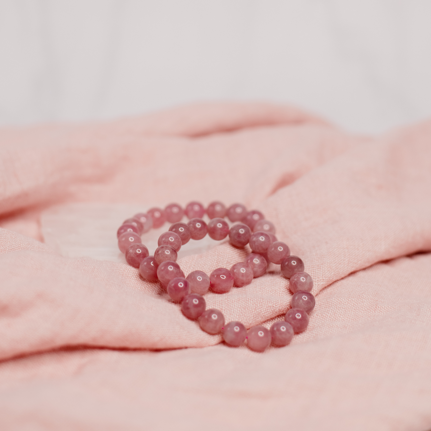 Lavender Rose Quartz Bracelet