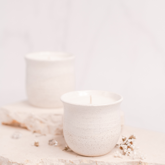 The Lilly - Handmade Ceramic Soy Wax Candle