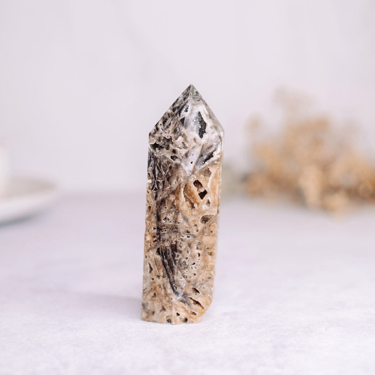 Sphalerite Druzy Sparkling Tower