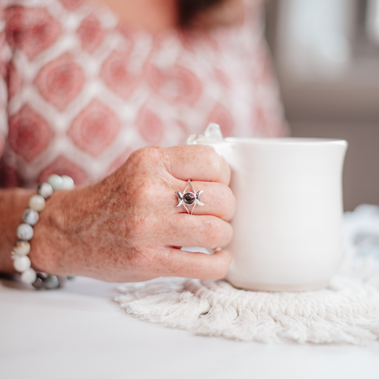 Divine Goddess Ring | Sterling Silver