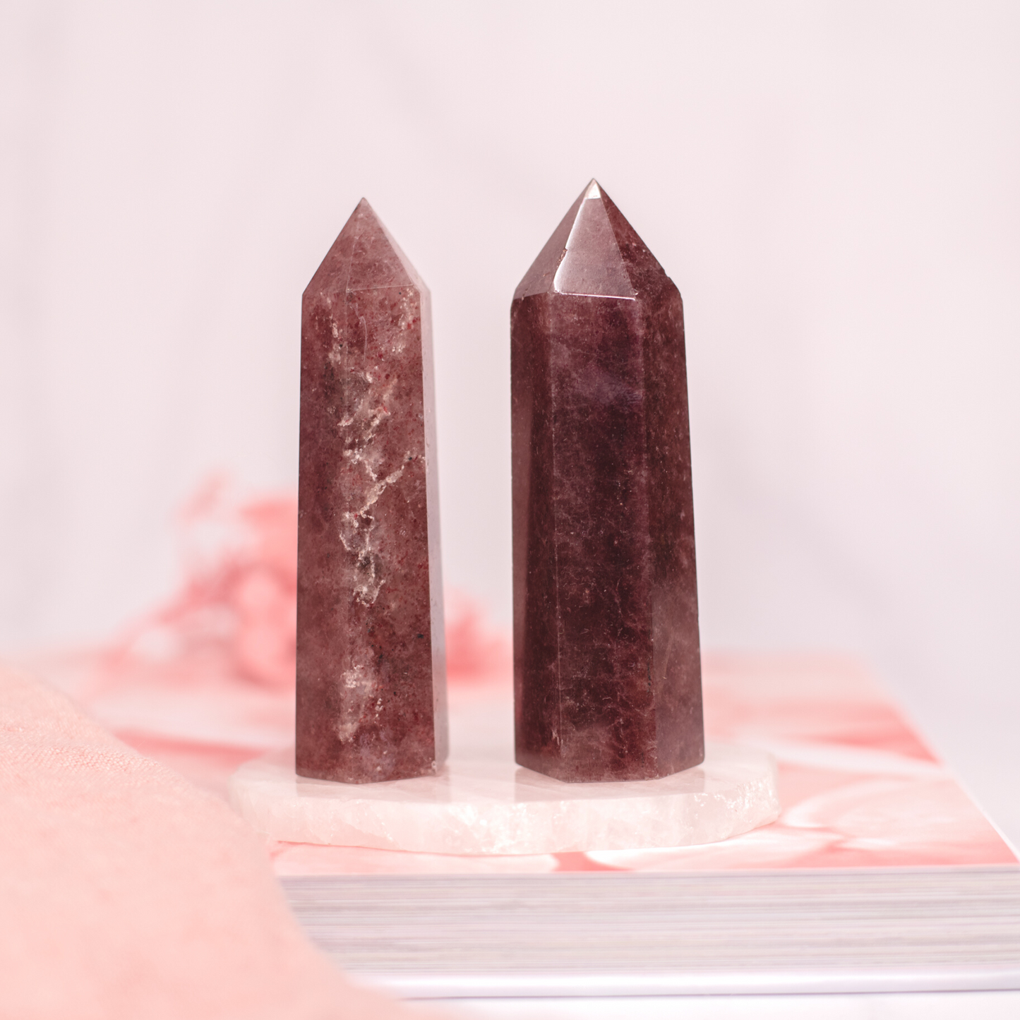 Stawberry Quartz Tower