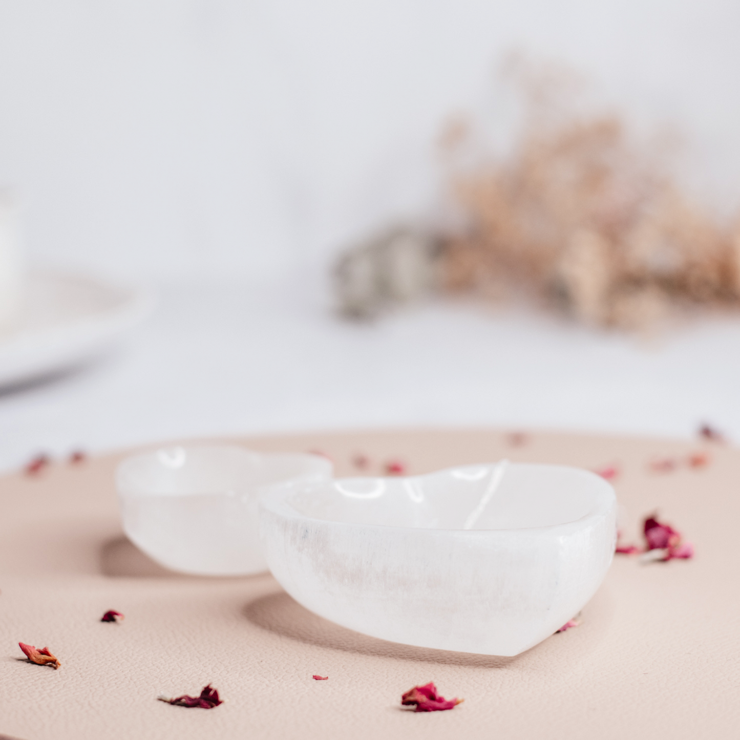 Selenite Heart Charging Bowl