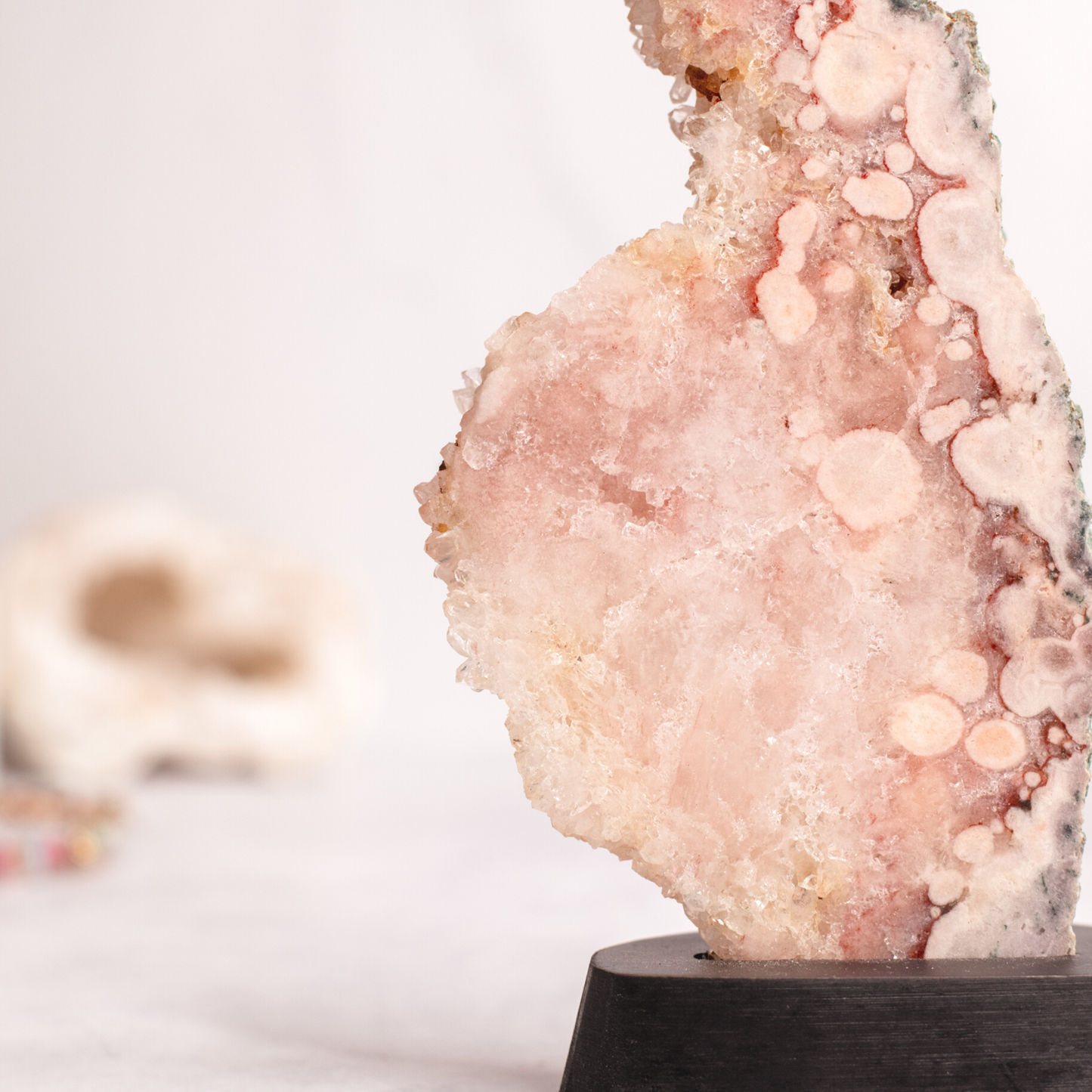 Pink Amethyst Slab on Stand - 01