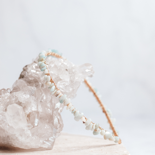 Amazonite Gemstone Headband