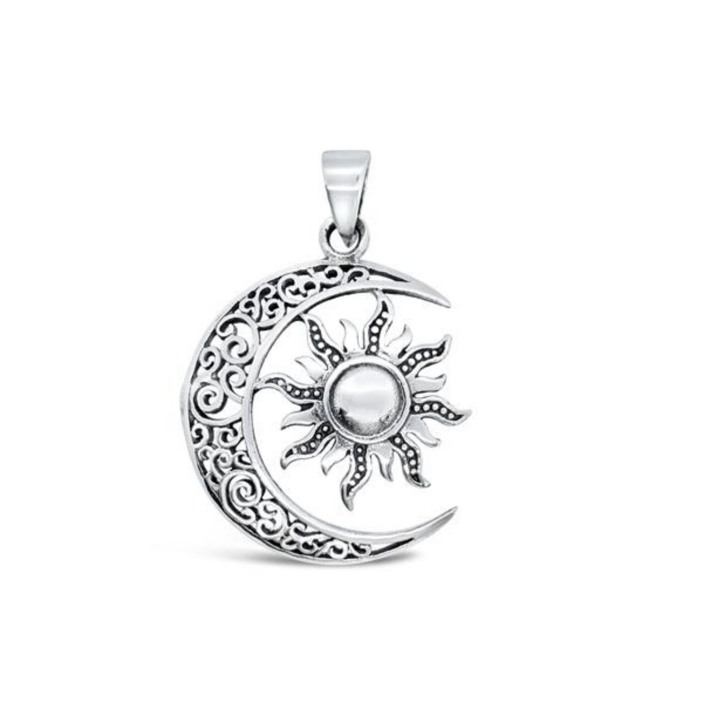 Celestial Sunshine Necklace | Sterling Silver